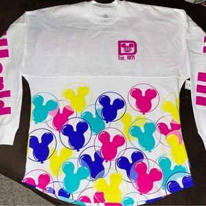 🆕️ Walt Disney World Mickey Balloons Spirit Jersey Size XS